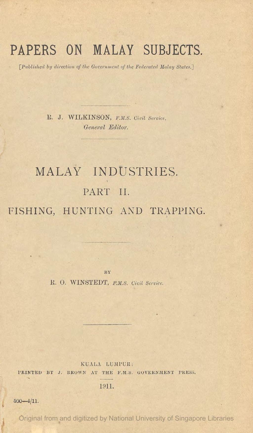 Miniature of Papers on Malay subjects. Series 1, Part 2