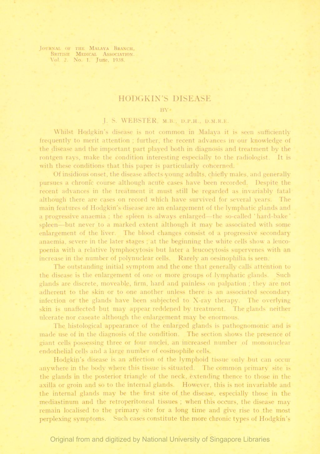 Miniature of Hodgkin's Disease