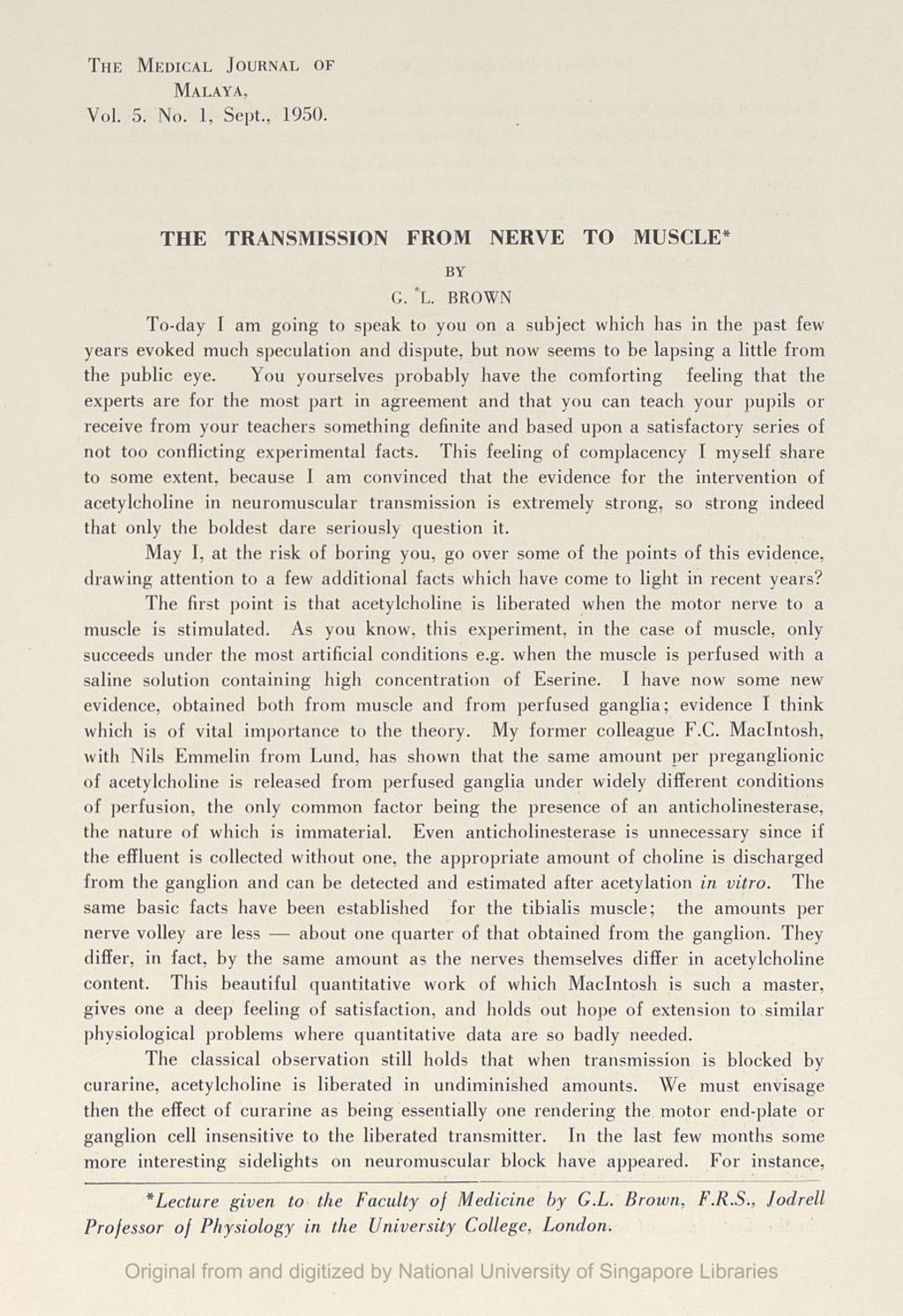 Miniature of The Transmission From Nerve To Muscle