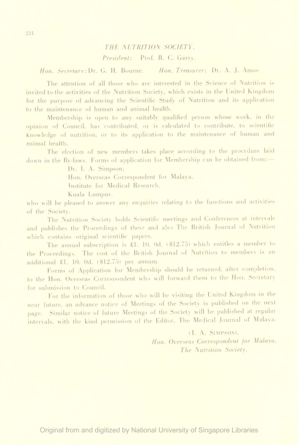 Miniature of Medical Journal of Malaya. Volume 9, Number 3. British Medical Association (Malaya Branch) Malayan Medical Service