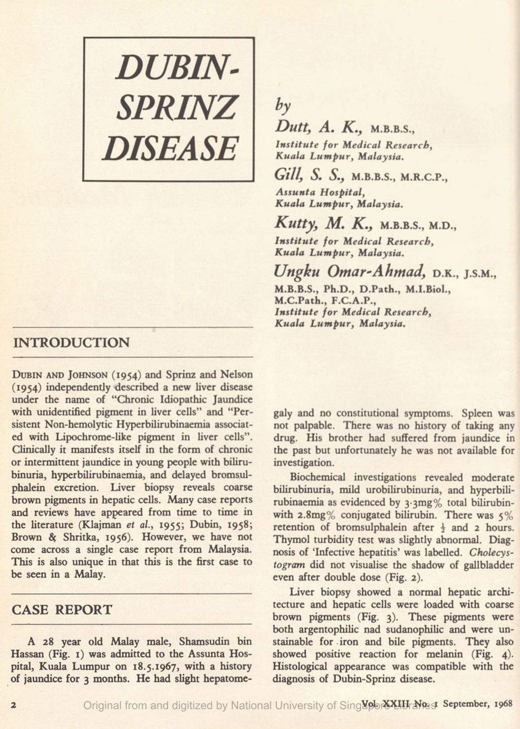 Miniature of Dubin-Sprinz Disease