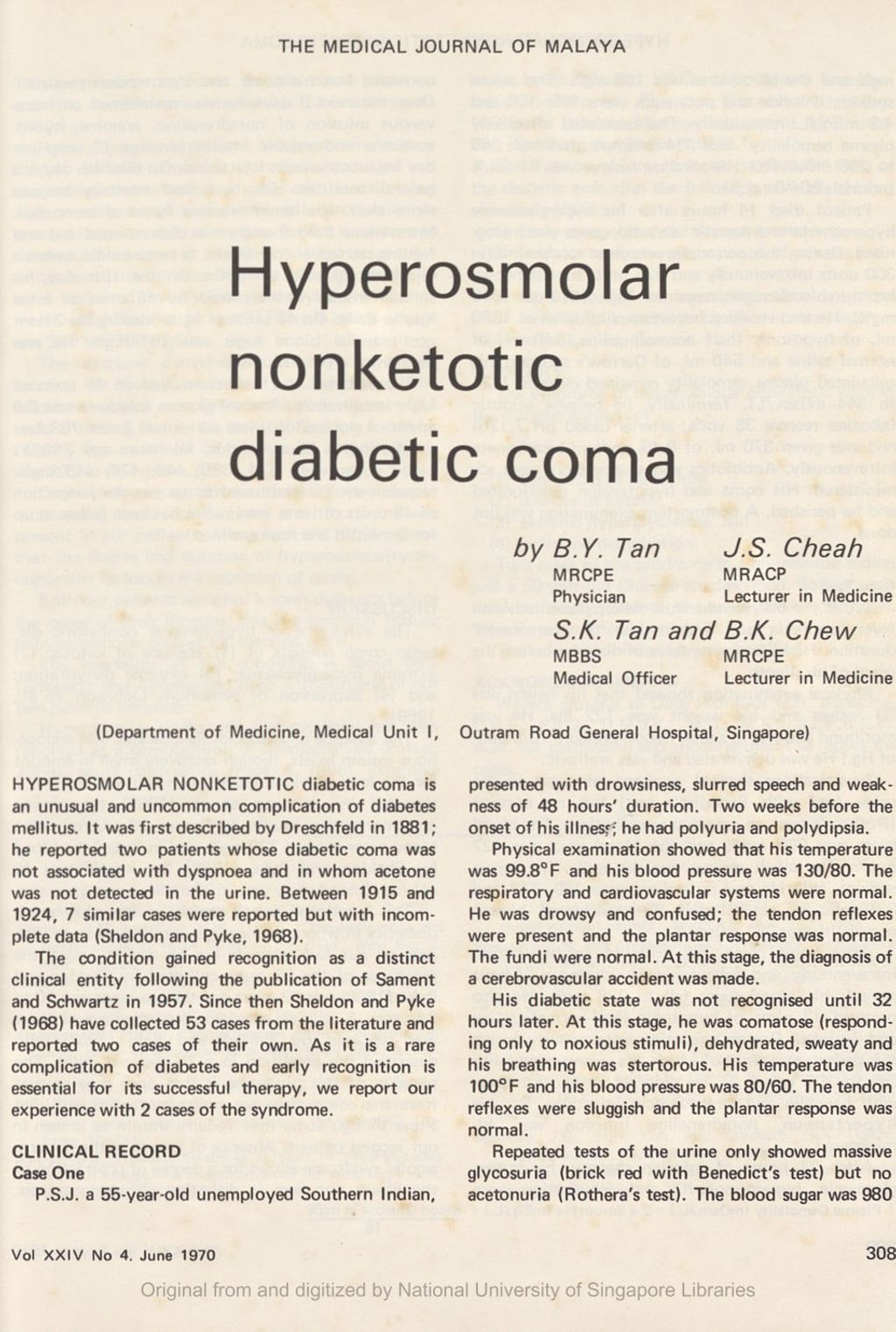 Miniature of Hyperosmolar nonketotic diabetic comas