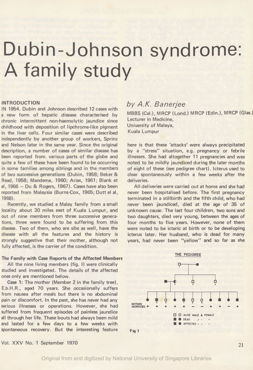 Miniature of Dubin-Johnson syndrome â€” a family study