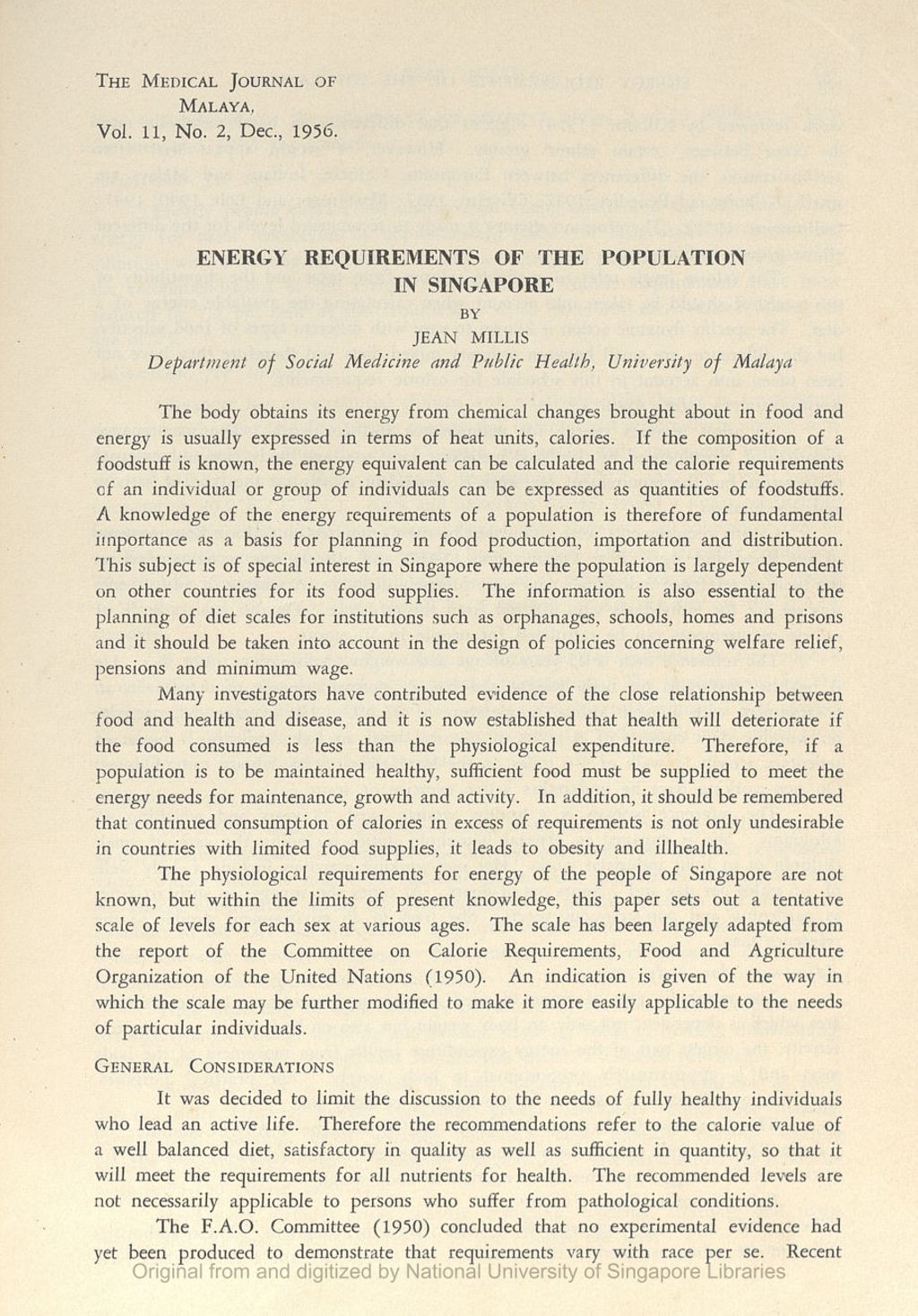 Miniature of Energy Requirements Of The Population In Singapore