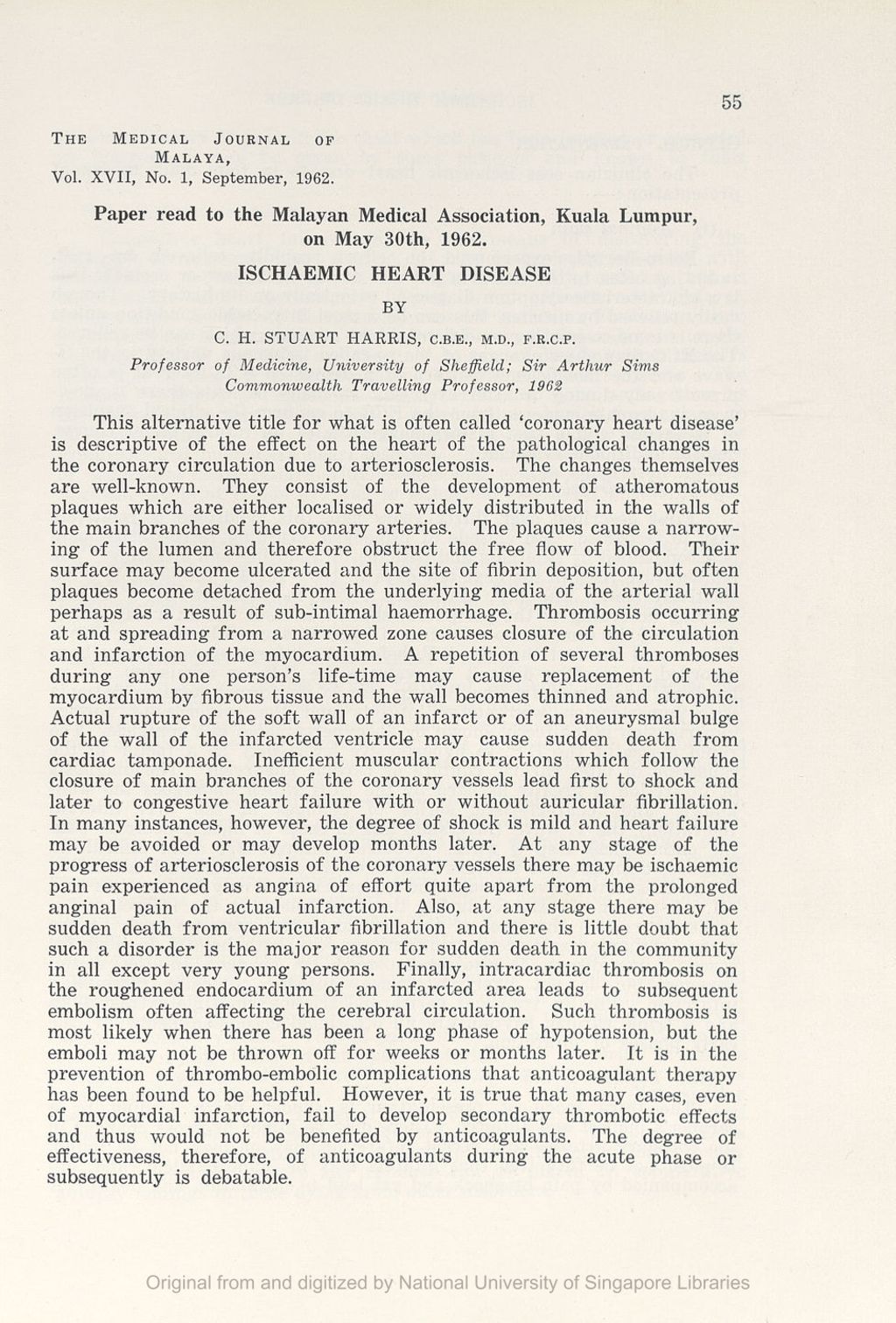 Miniature of Ischaemic Heart Disease