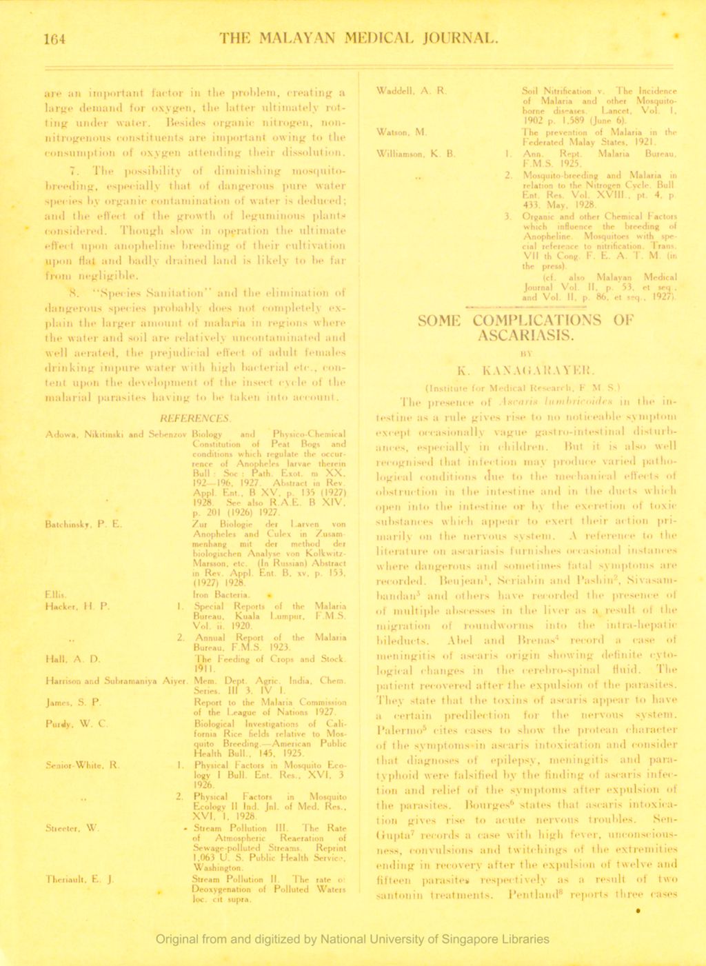 Miniature of Some Complications of Ascariasis