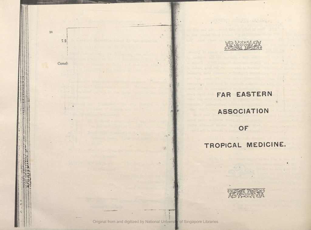 Miniature of The Malayan Medical Journal. Volume 10, Part 2. Far Eastern Association of Tropical Medicine