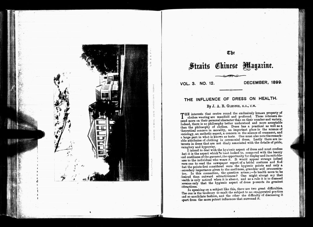 Miniature of Straits Chinese Magazine, Volume 3, Number 12, 1899