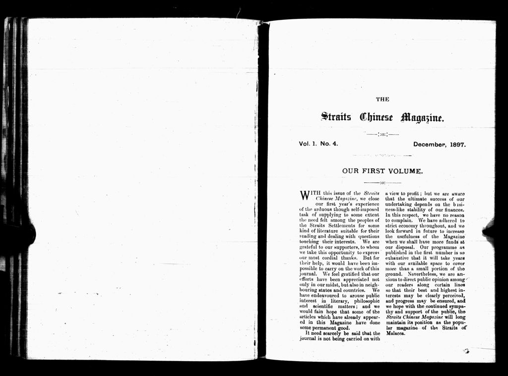 Miniature of Straits Chinese Magazine, Volume 1, Number 4, 1897