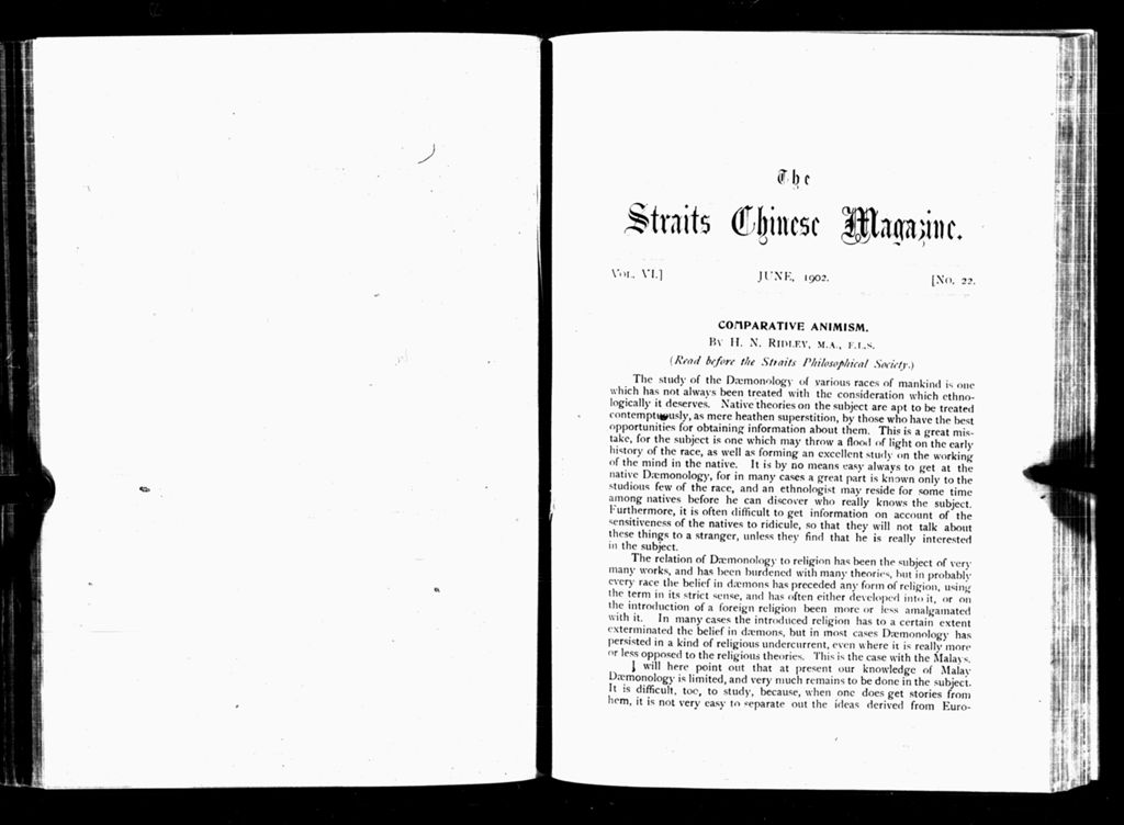 Miniature of Straits Chinese Magazine, Volume 6, Number 22, 1902