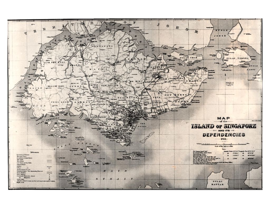 Miniature of Map of the Island of Singapore and its Dependencies, 1911 (Scale 1:63,360)