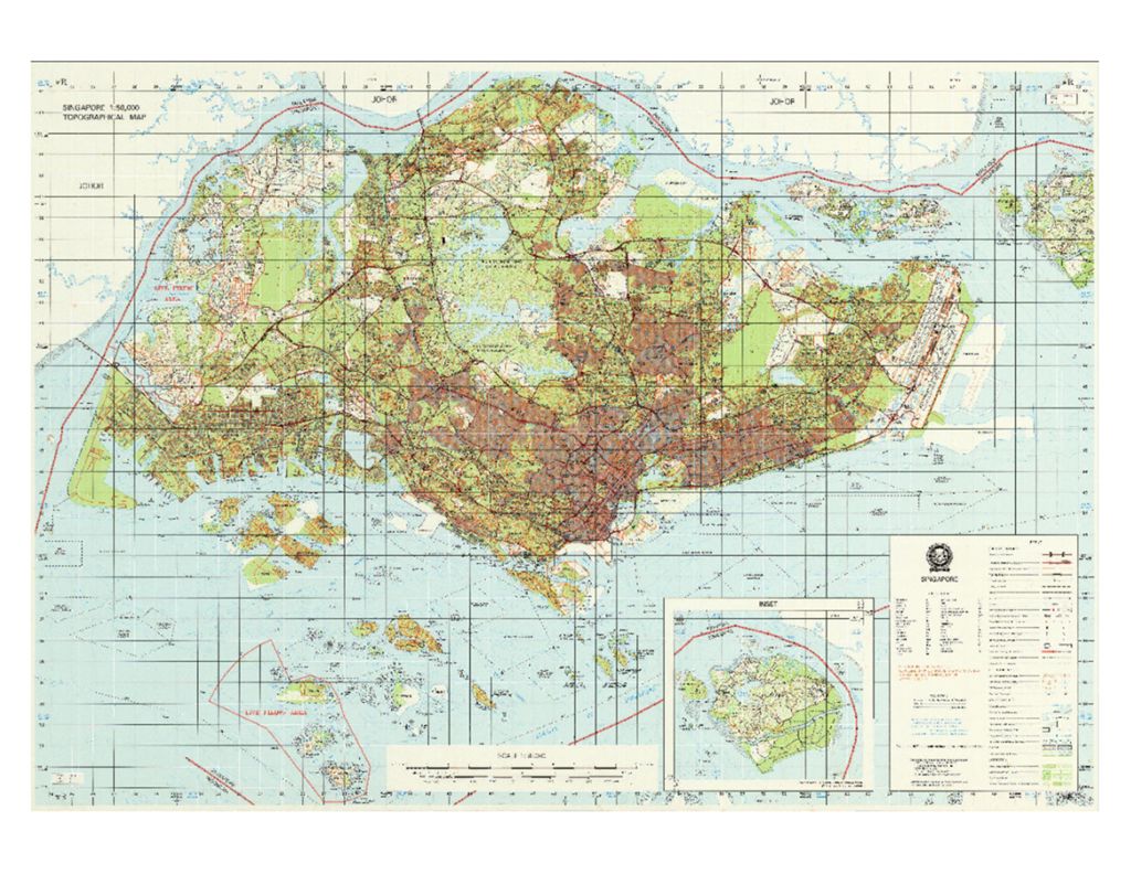 Miniature of Singapore, 1998 (Scale: 1:50,000)