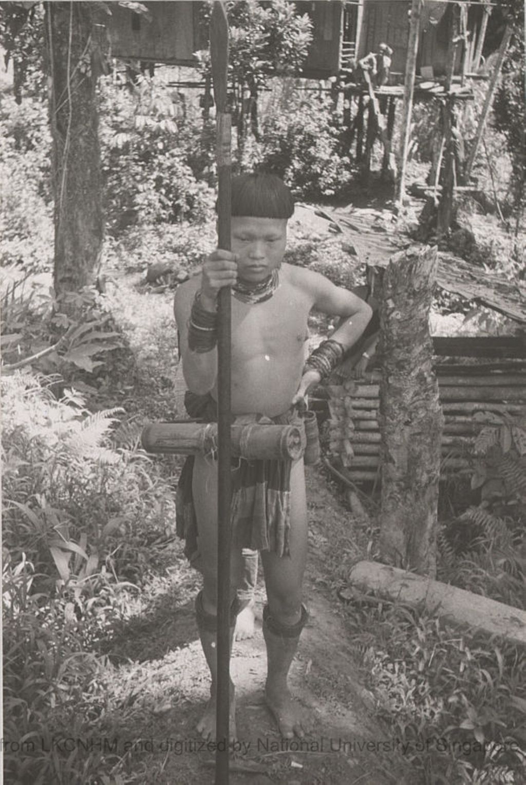 Miniature of Penan cave guard at Toking Cave, Long Lama, Baram, Sarawak : photo 1