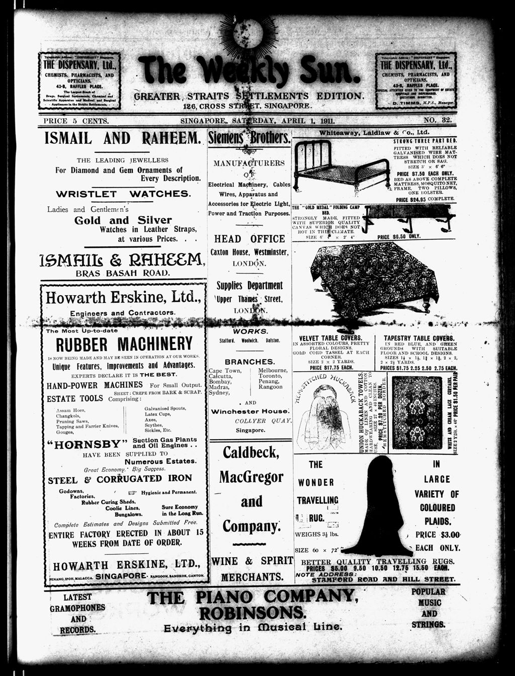 Miniature of Weekly Sun 01 April 1911