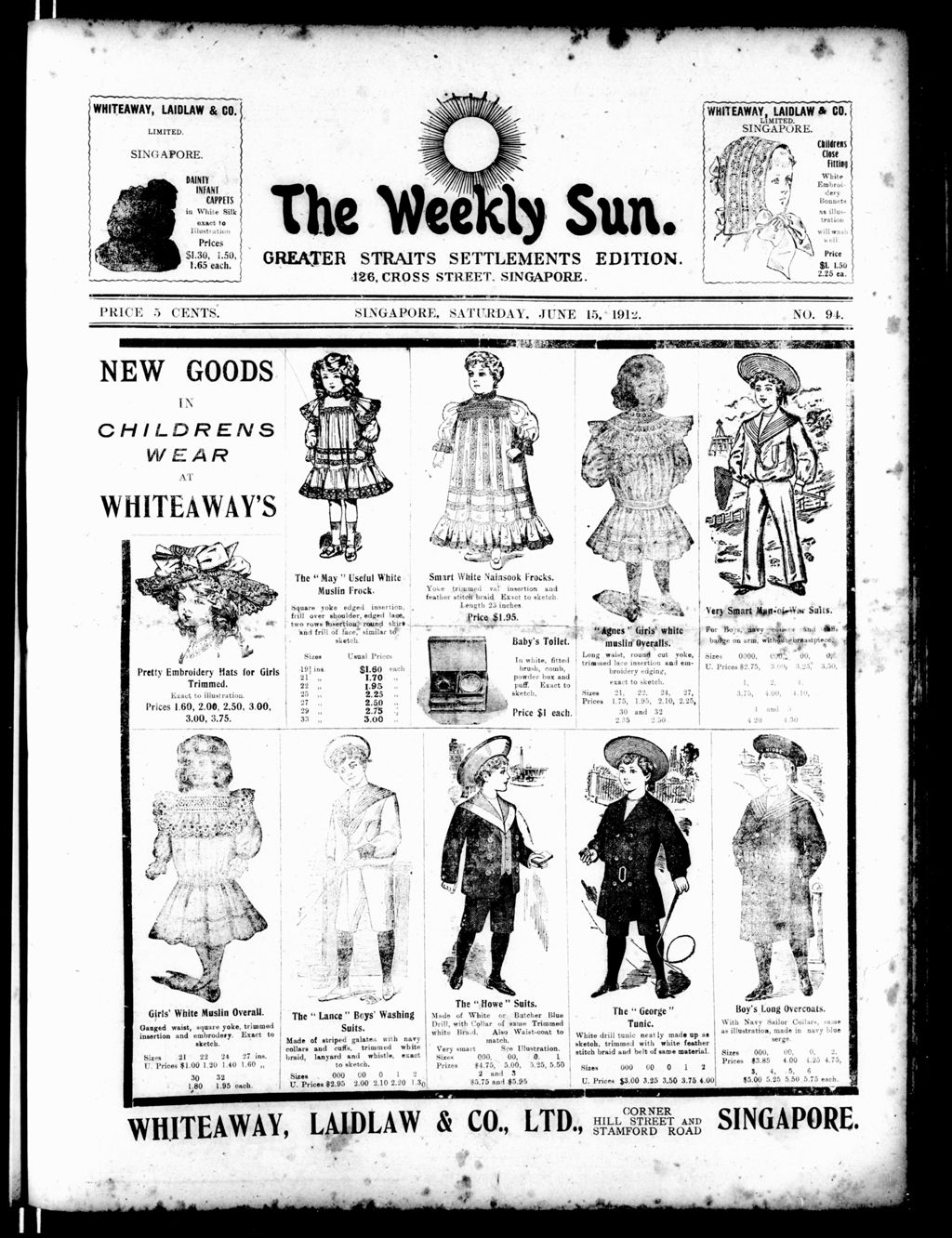 Miniature of Weekly Sun 15 June 1912