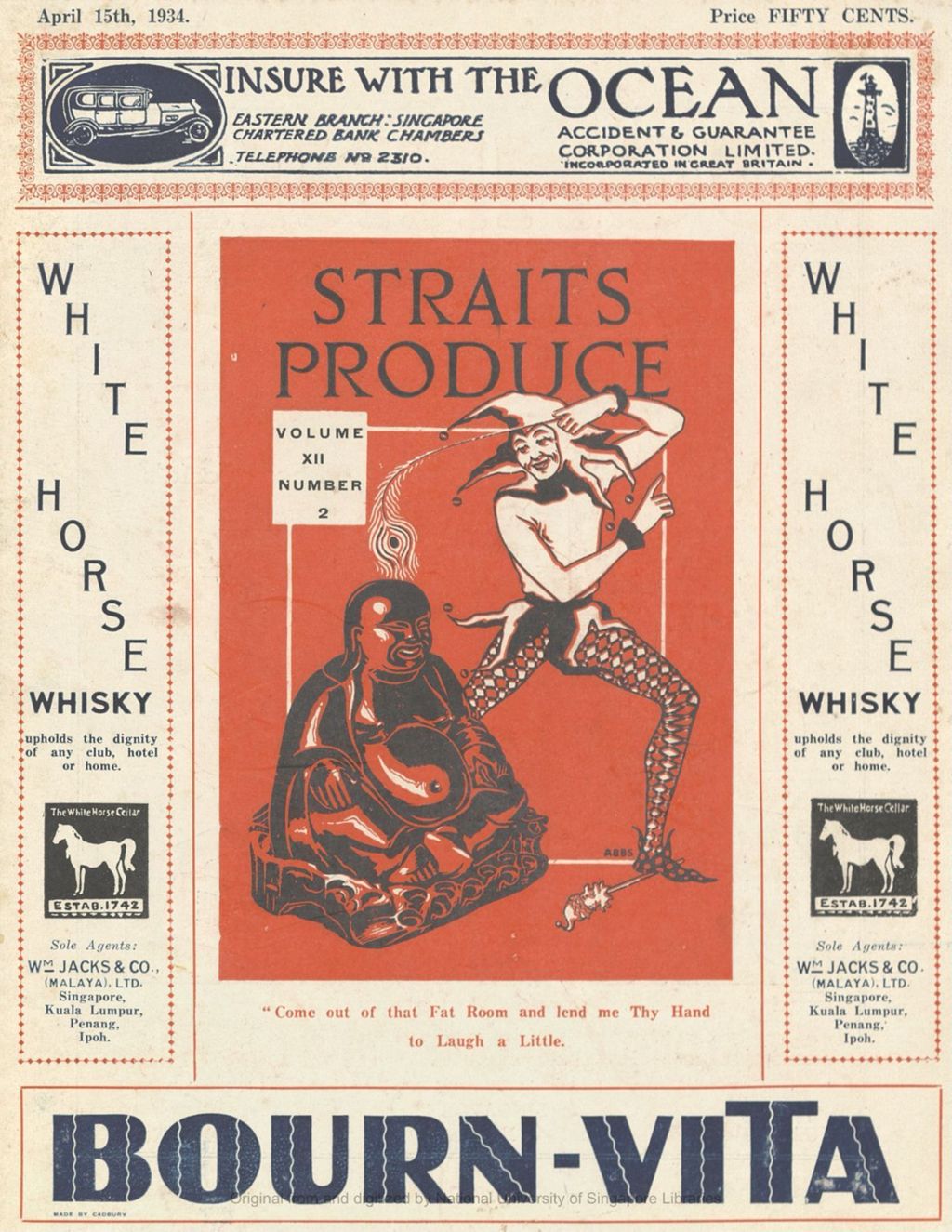 Miniature of Straits produce. Volume 12, Number 2 (April 15th 1934)