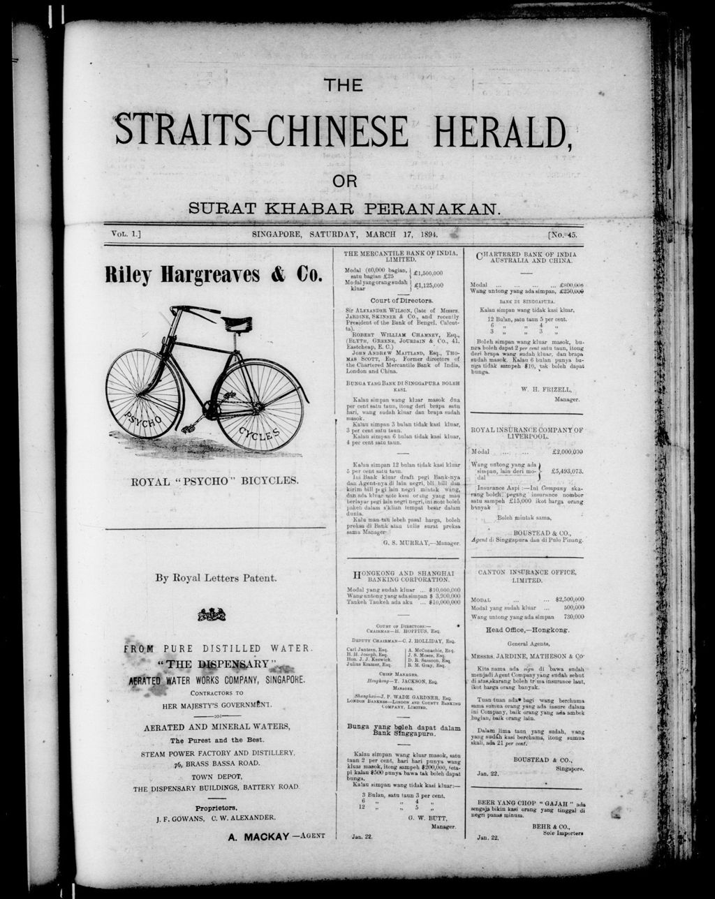 Miniature of Straits-Chinese Herald 17 March 1894