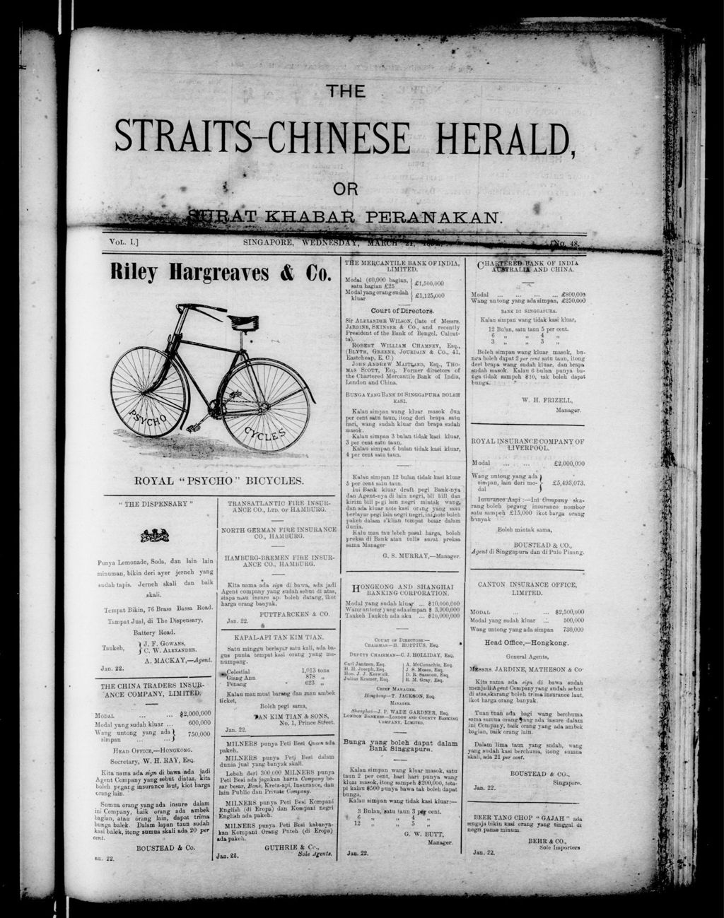 Miniature of Straits-Chinese Herald 21 March 1894