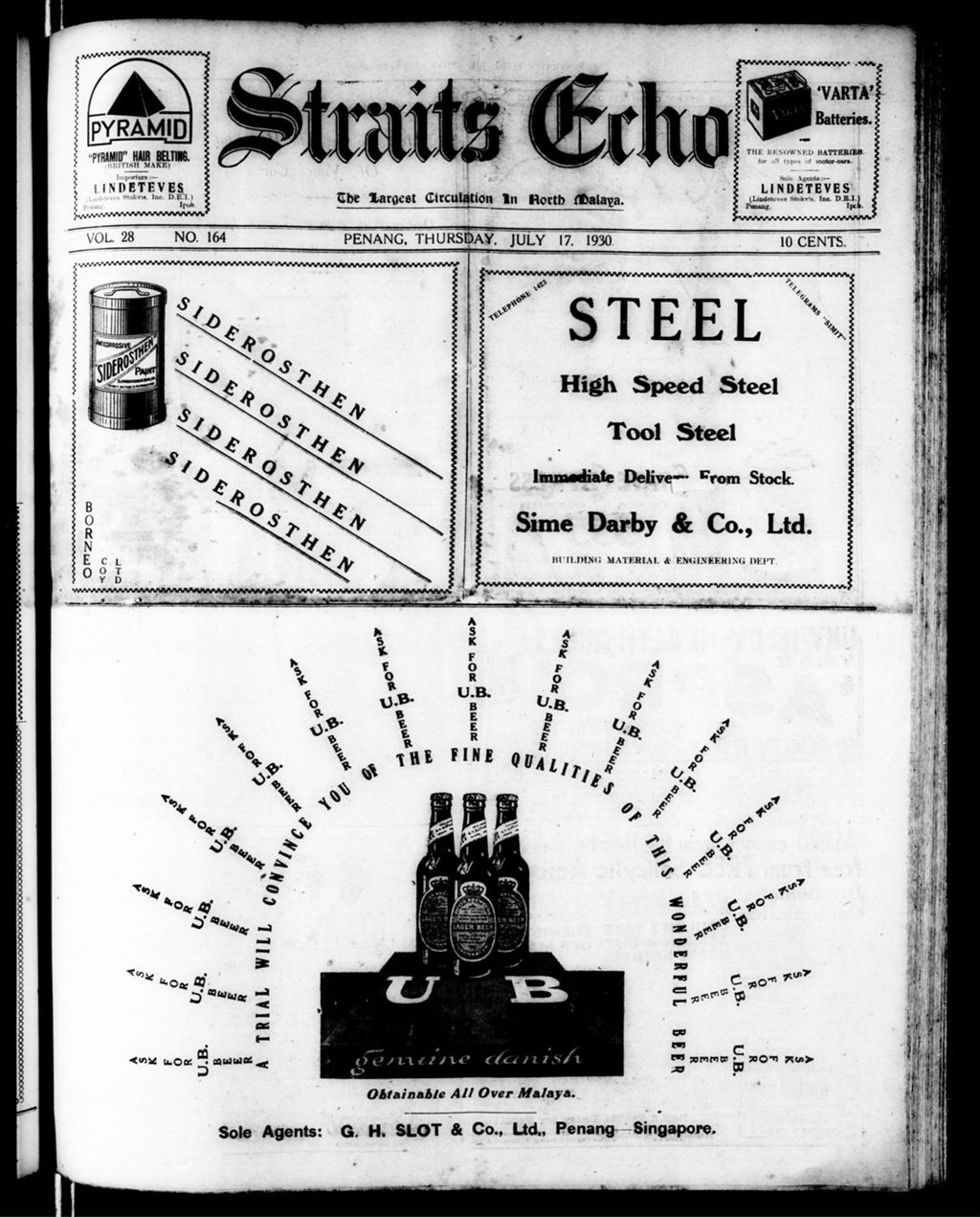 Miniature of Straits Echo 17 July 1930