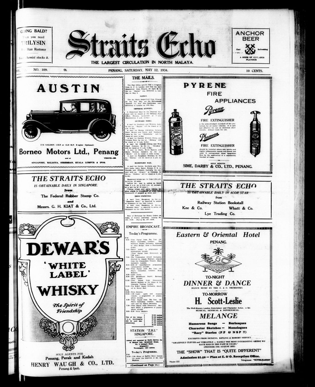 Miniature of Straits Echo 12 May 1934