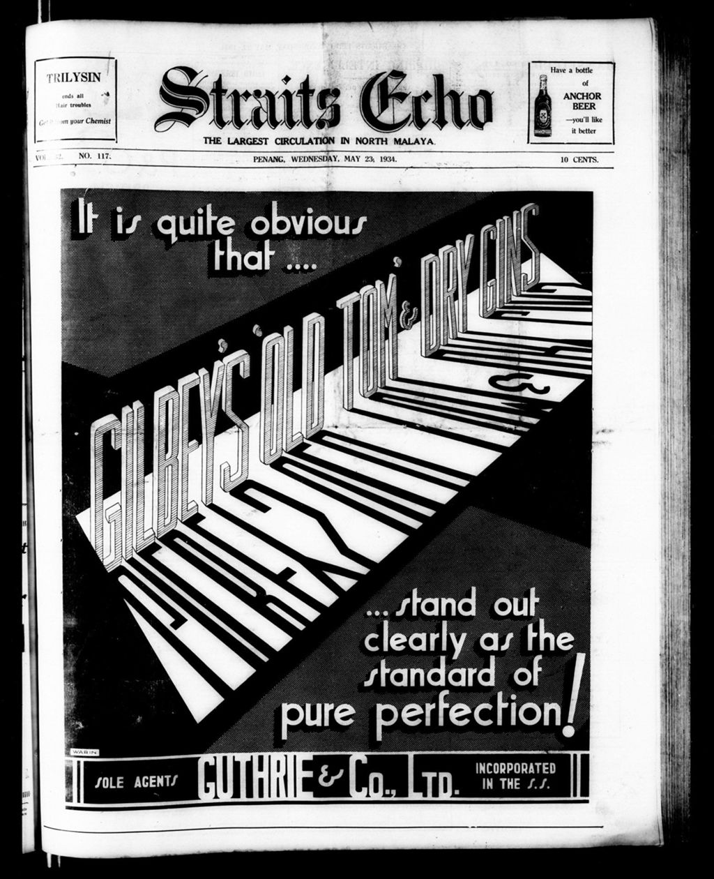 Miniature of Straits Echo 23 May 1934