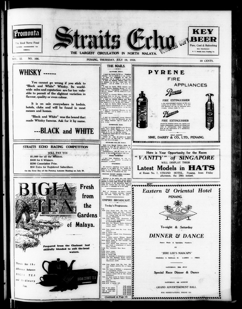 Miniature of Straits Echo 19 July 1934