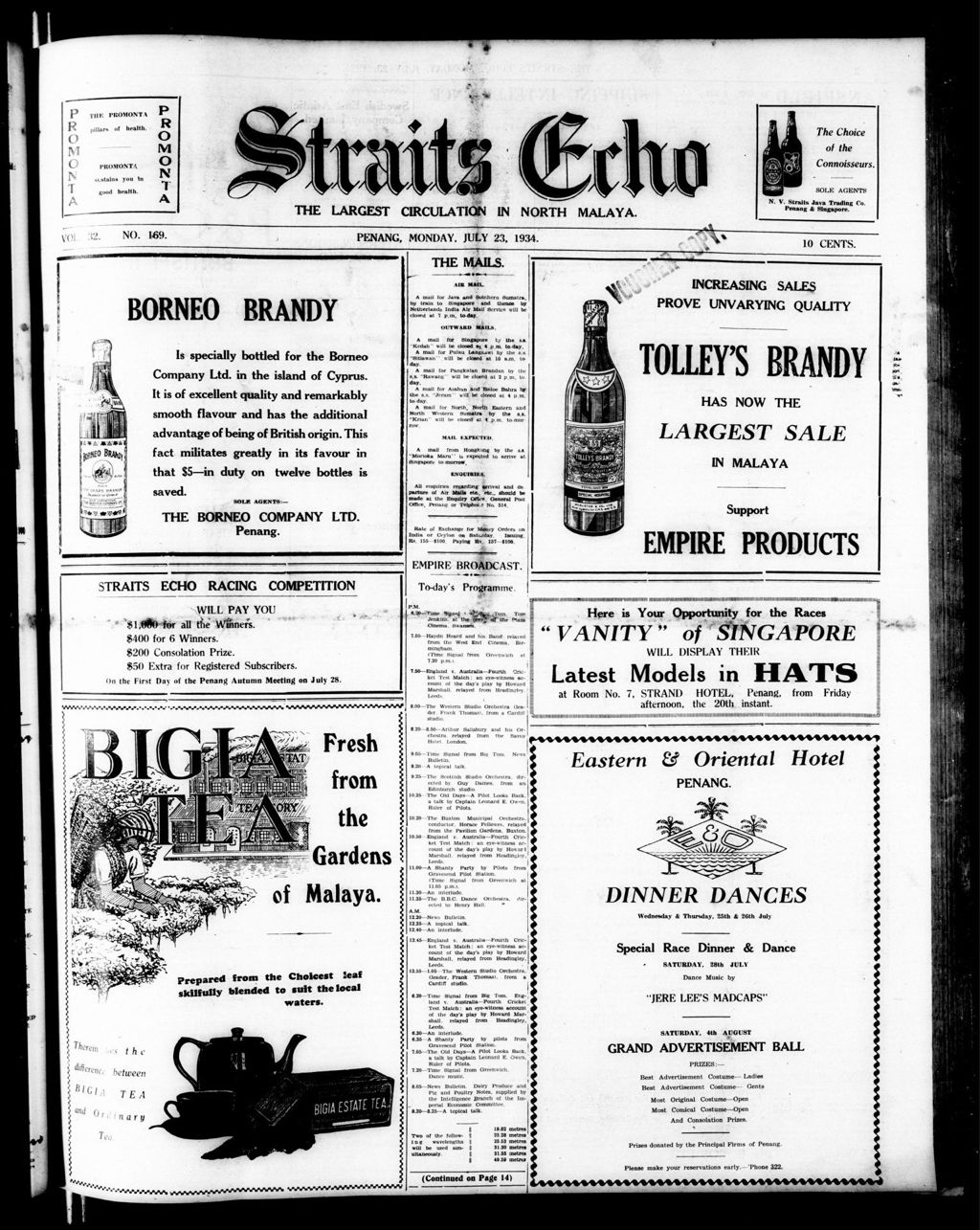 Miniature of Straits Echo 23 July 1934