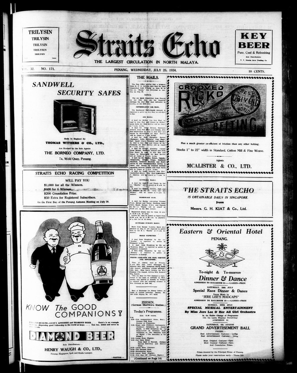 Miniature of Straits Echo 25 July 1934