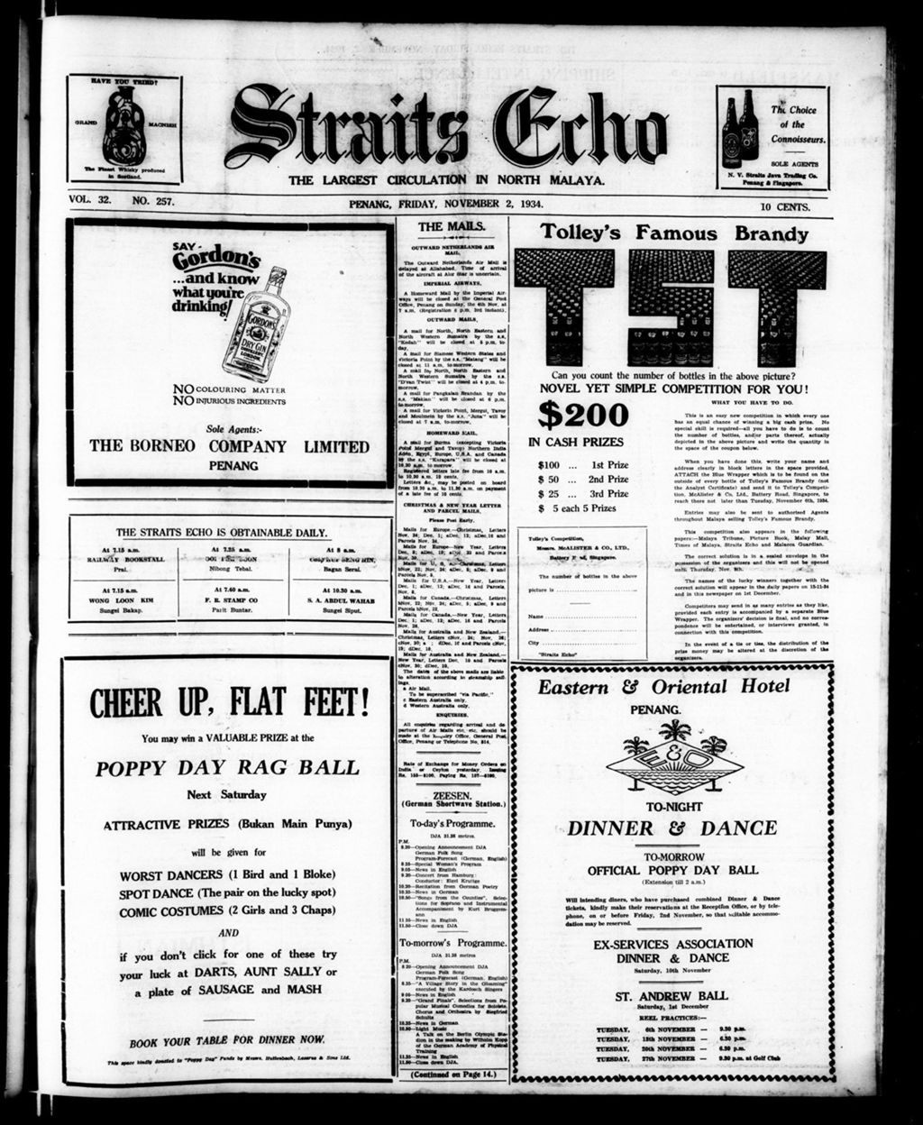 Miniature of Straits Echo 02 November 1934