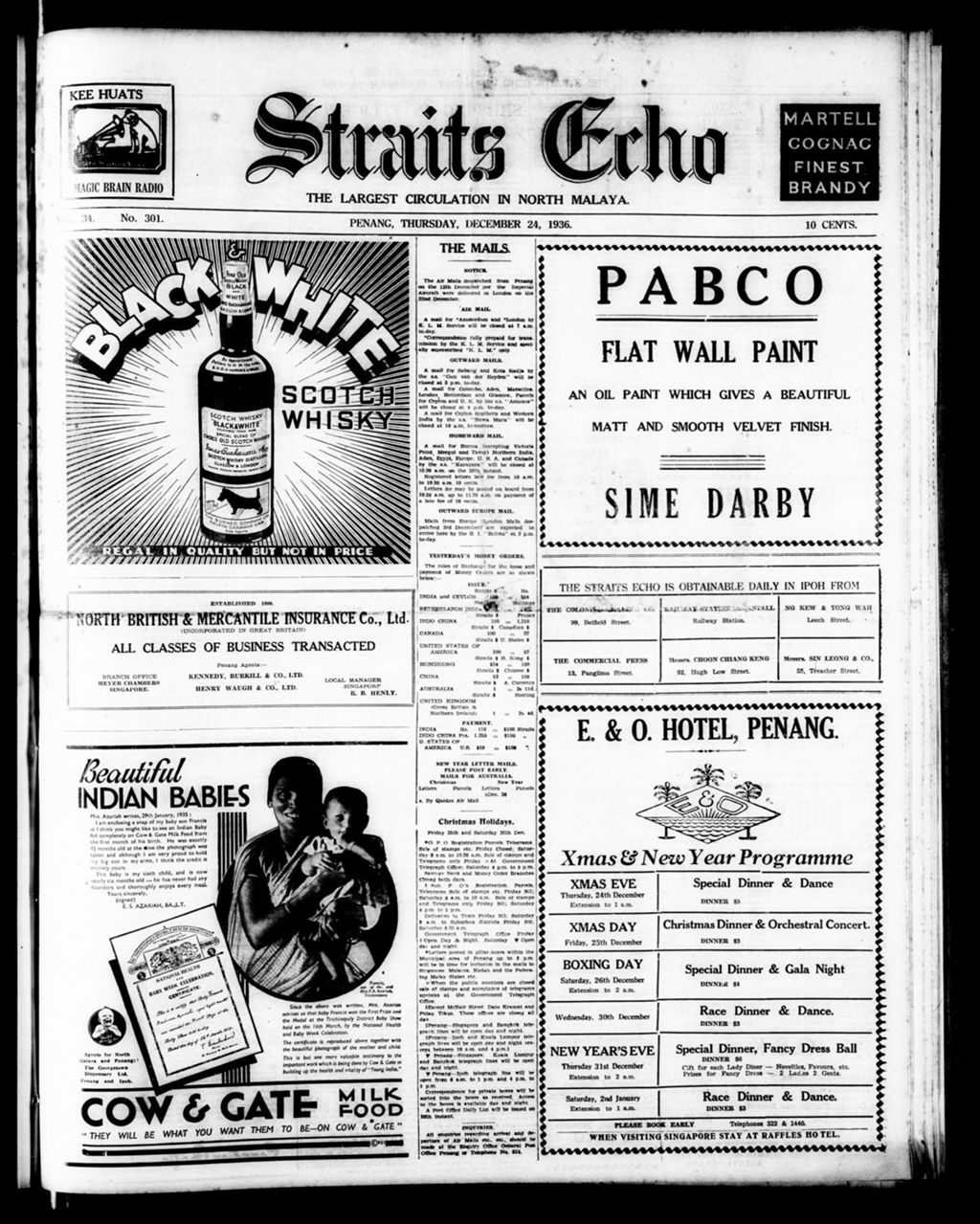 Miniature of Straits Echo 24 December 1936