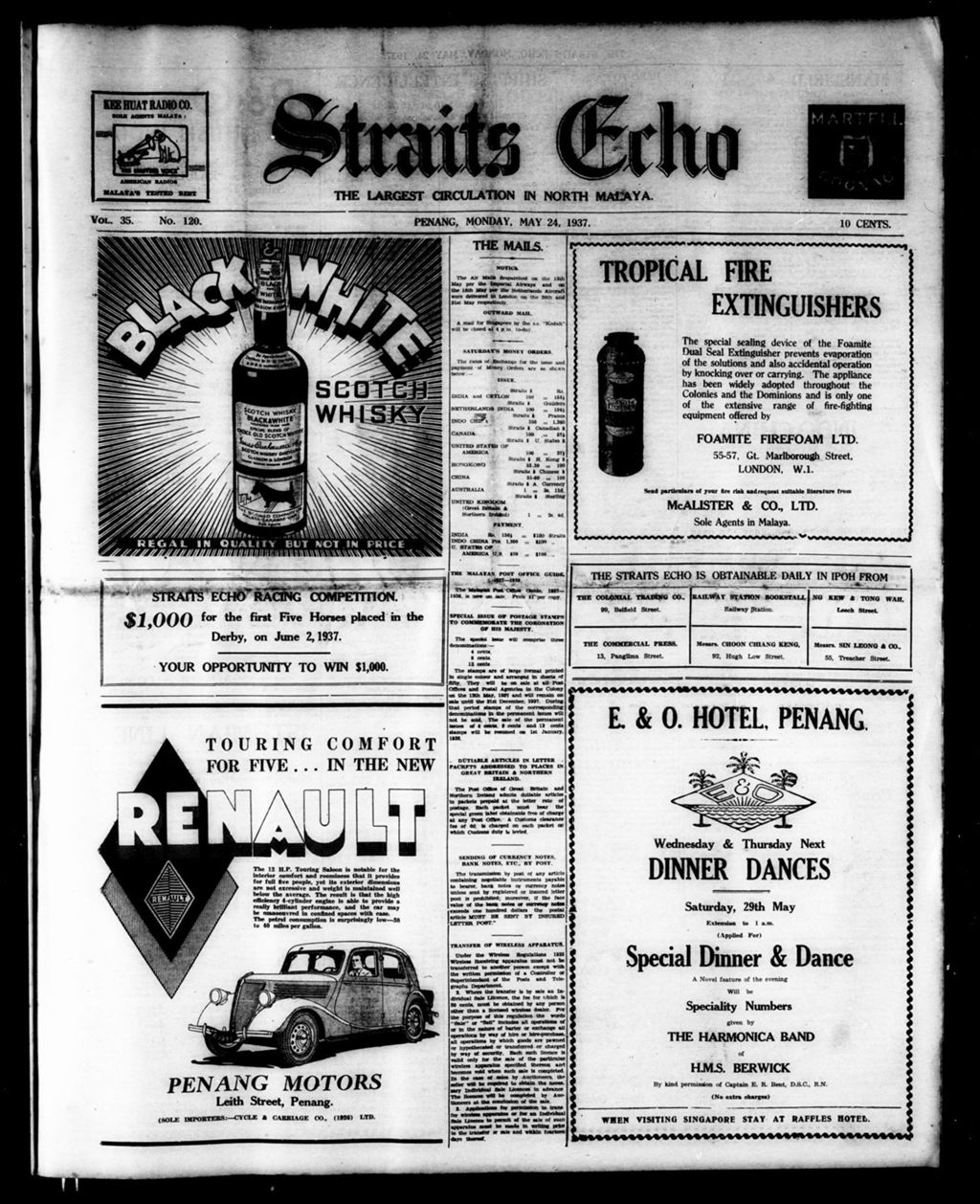 Miniature of Straits Echo 24 May 1937