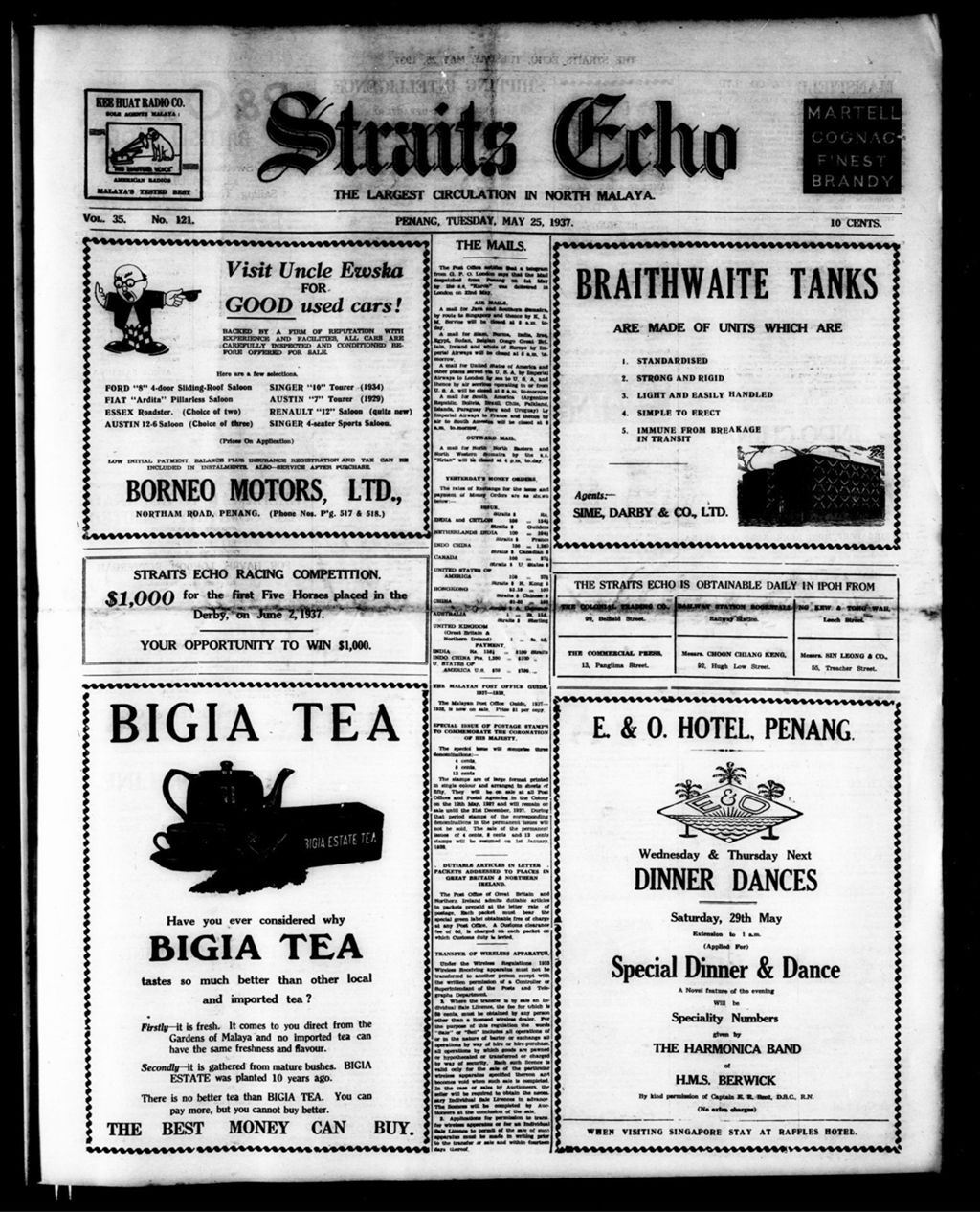 Miniature of Straits Echo 25 May 1937