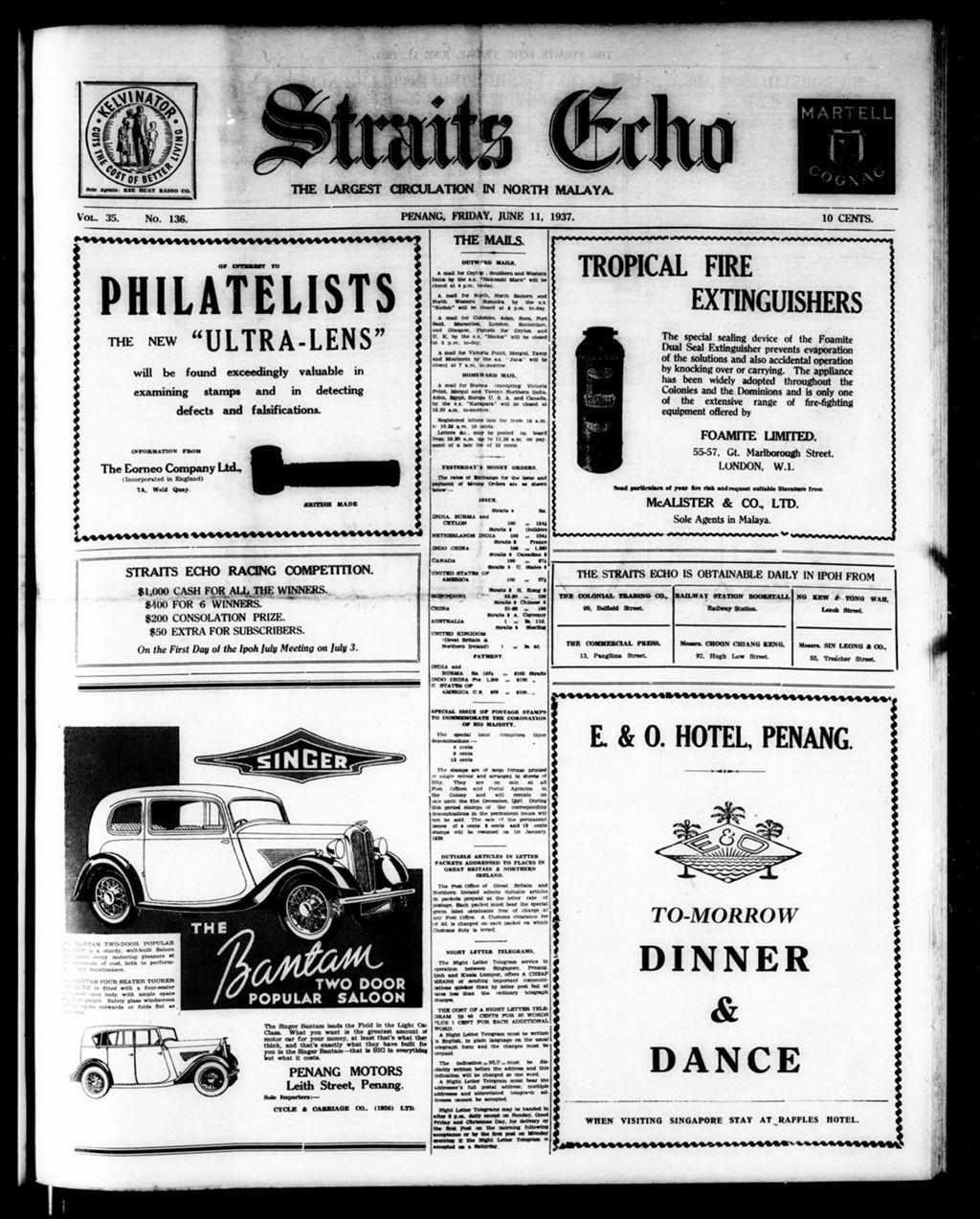 Miniature of Straits Echo 11 June 1937