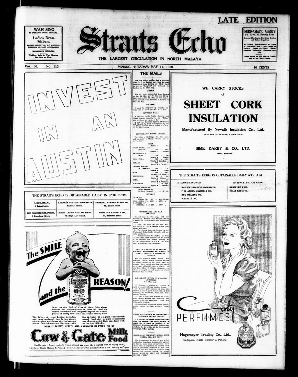 Miniature of Straits Echo 17 May 1938